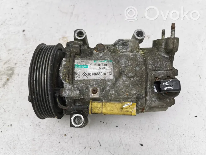 Peugeot 508 Air conditioning (A/C) compressor (pump) 9678656080