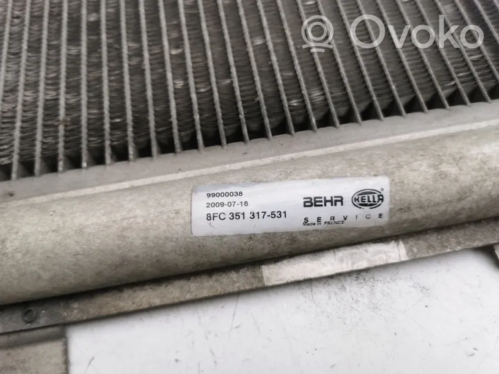 Opel Zafira A A/C cooling radiator (condenser) 8FC351317531