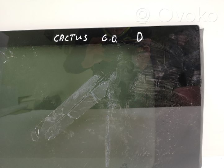 Citroen C4 Cactus Rear door window glass 43R011595