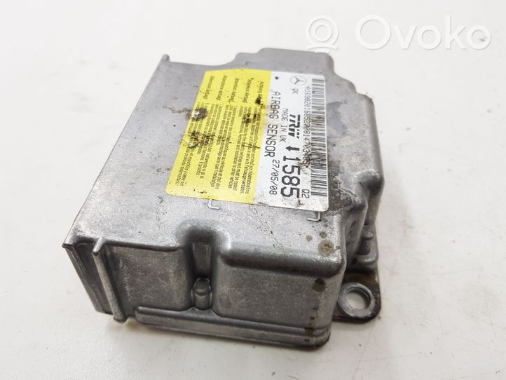 Mercedes-Benz B W245 Module de contrôle airbag A1698201585