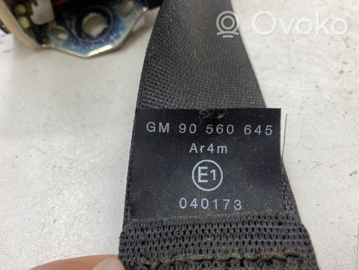 Opel Astra G Takaistuimen turvavyö 90560645