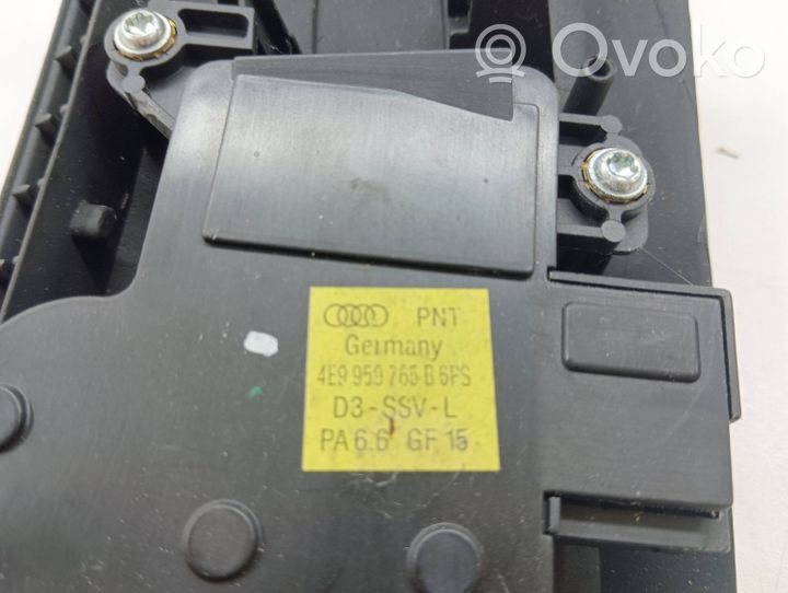 Audi A8 S8 D3 4E Interruttore di controllo del sedile 4E0881325B