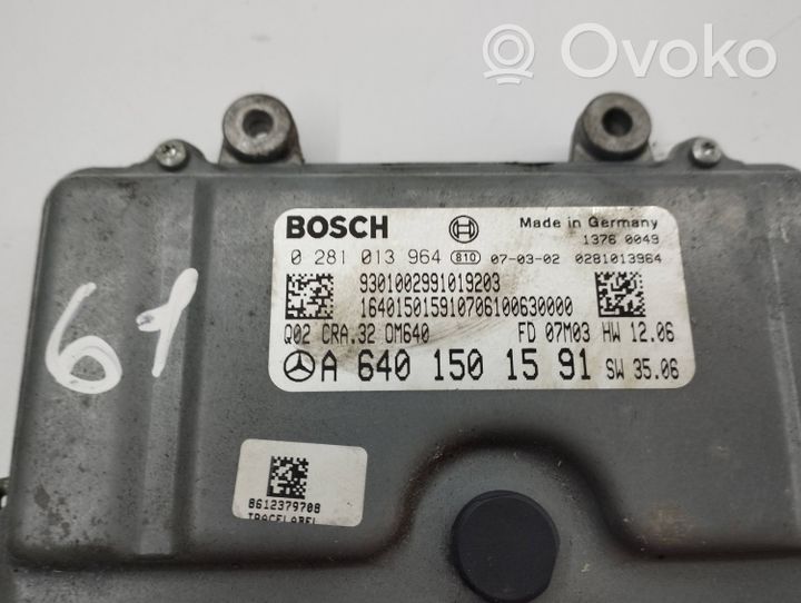 Mercedes-Benz A W169 Calculateur moteur ECU A6401501591