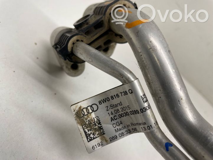 8W0816738Q Audi A4 S4 B9 8W Air conditioning (A/C) pipe/hose, 150.00
