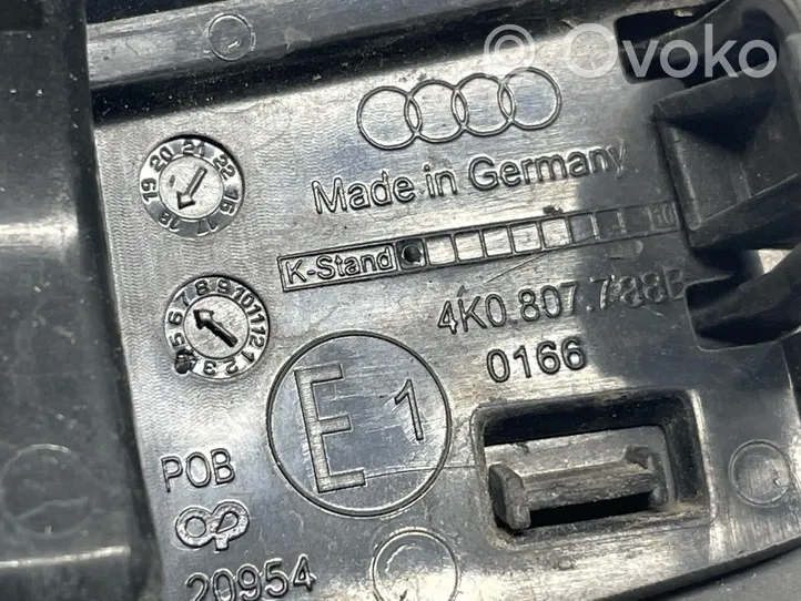 Audi A6 S6 C8 4K Ajovalonpesimen pesusuuttimen kansi/suoja 4K0807788B