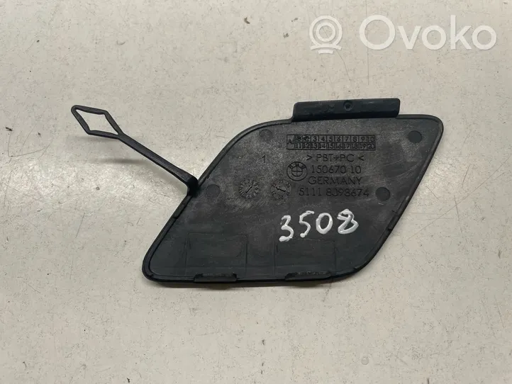 BMW 5 G30 G31 Tappo/coprigancio di traino anteriore 8098674