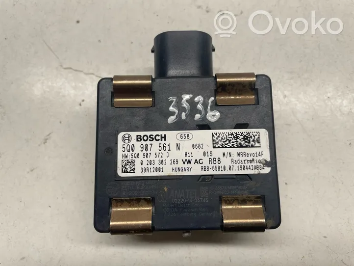 Audi A4 S4 B9 8W Distronic sensors - adaptīvās kruīza kontroles sensors 5Q0907572J