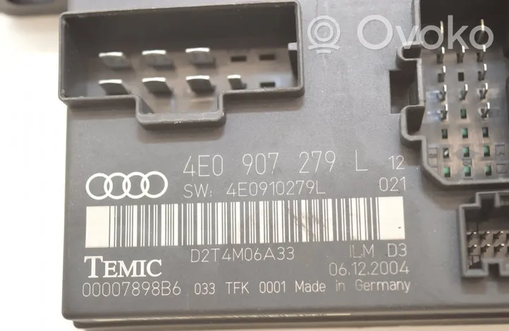 Audi A8 S8 D3 4E Mukavuusmoduuli 00007898B6