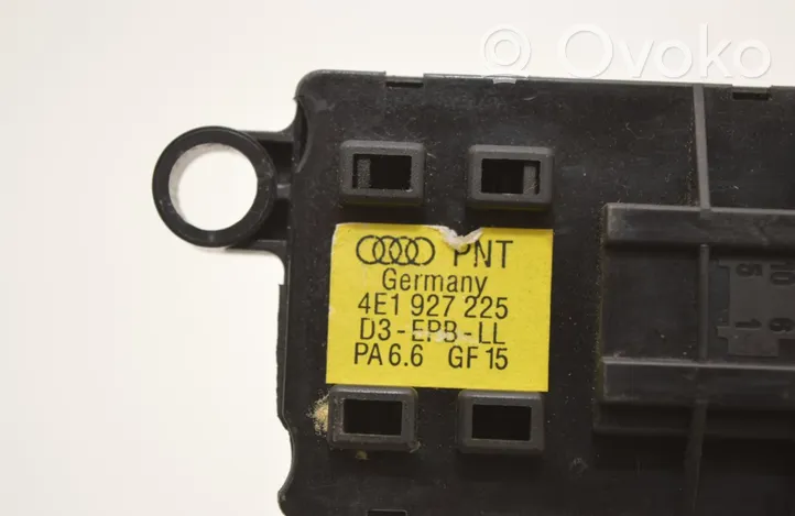 Audi A8 S8 D3 4E Interrupteur, commande de frein de stationnement 4E1927225