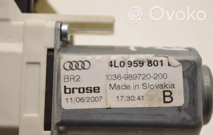 Audi Q7 4L Silniczek podnoszenia szyby drzwi tylnych 1036-989720-200