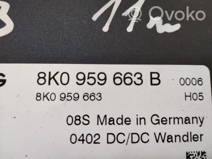 Audi A3 S3 8P Unidad de control del administrador de energía 8K0959663B