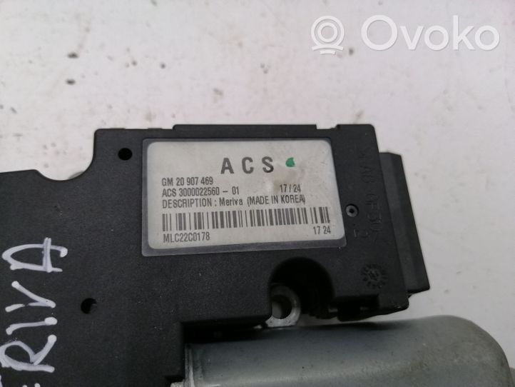 Opel Meriva B Stoglangio varikliukas/ pavara 20907469