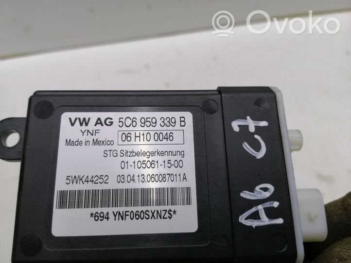 Audi A6 S6 C7 4G Modulo di controllo sedile 5C6959339B