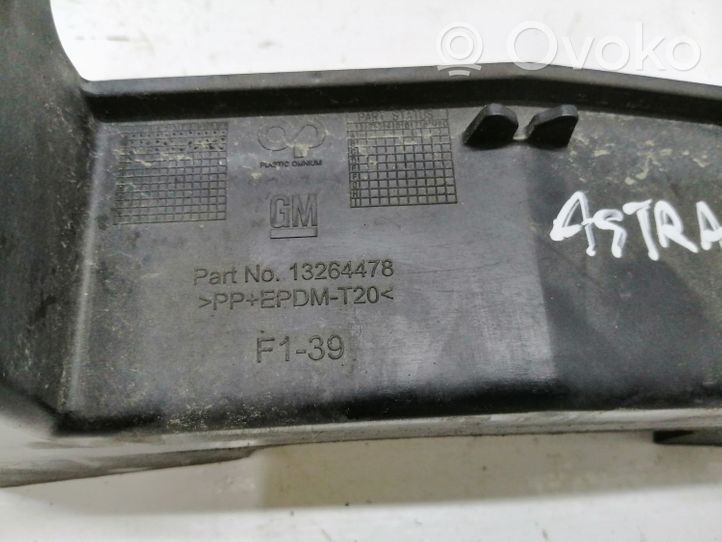 Opel Astra J Osłona chłodnicy 13264478