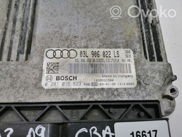 Audi A3 S3 A3 Sportback 8P Variklio valdymo blokas 03L906022LS