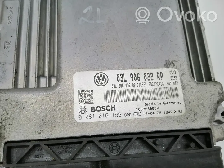 Volkswagen Tiguan Calculateur moteur ECU 03L906022RP
