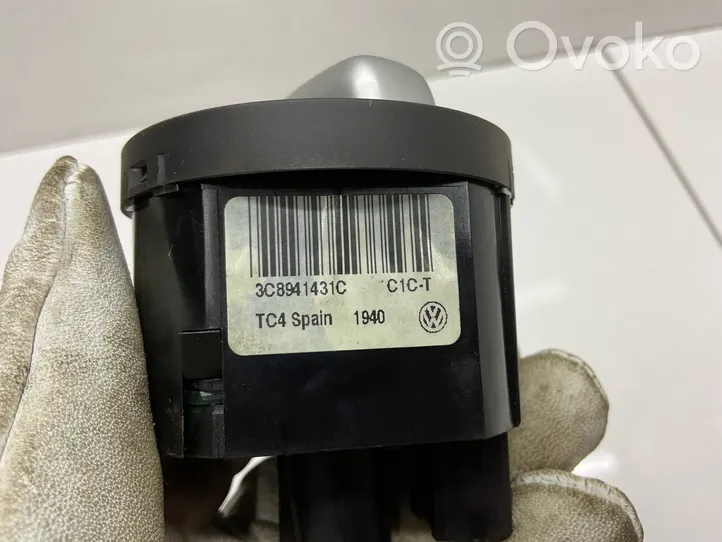 Volkswagen Golf VI Interruptor de luz 3C8941431C