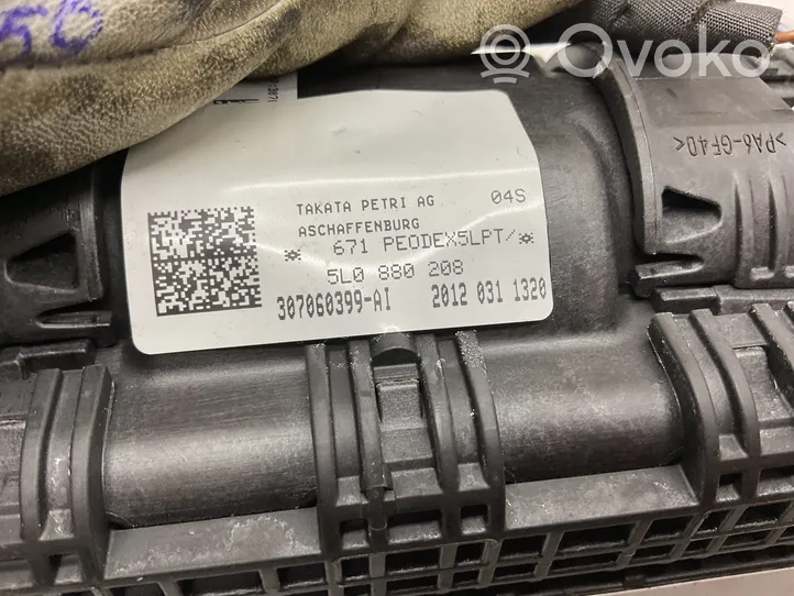 Skoda Yeti (5L) Poduszka powietrzna Airbag pasażera 5L0880208