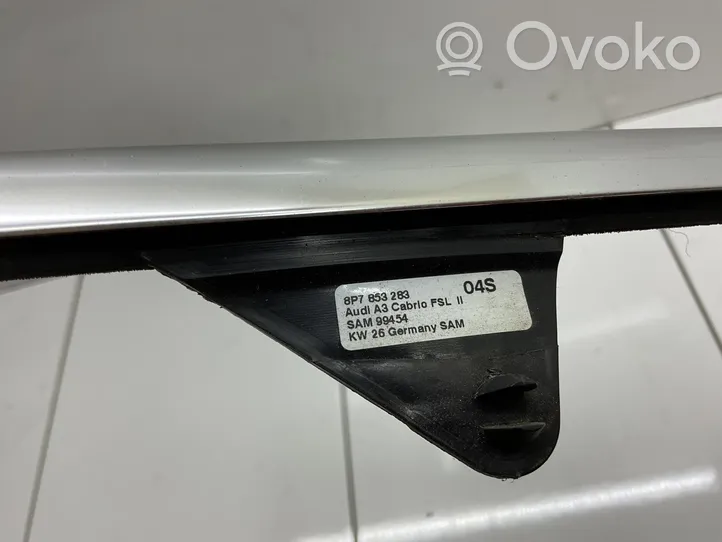 Audi A3 S3 8P Rivestimento modanatura del vetro della portiera anteriore 8P7853283