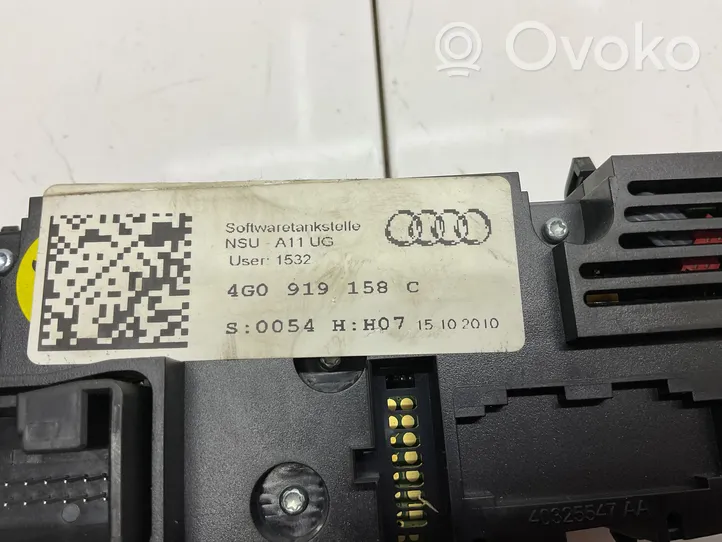 Audi A7 S7 4G Oro kondicionieriaus/ klimato/ pečiuko valdymo blokas (salone) 4G0919158C