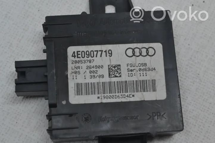 Audi A8 S8 D3 4E Alarm control unit/module 4E0907719