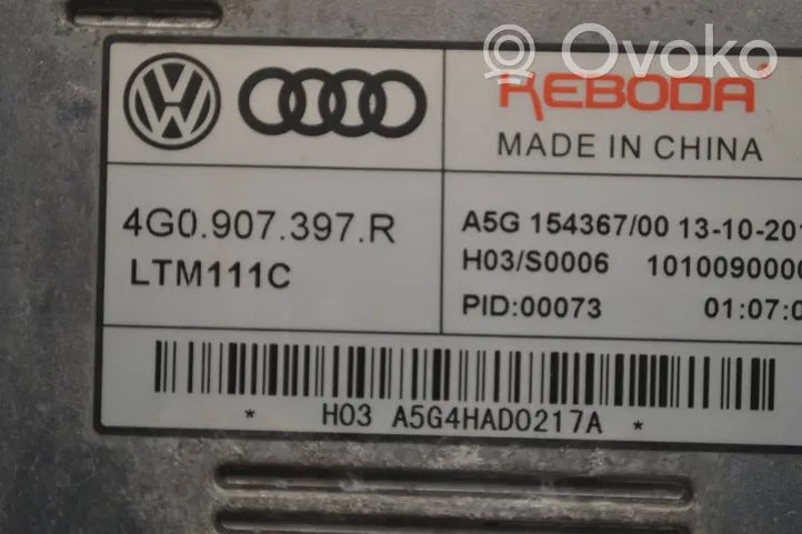 Audi A6 S6 C7 4G Ajovalojen virranrajoitinmoduuli Xenon 4G0907397R