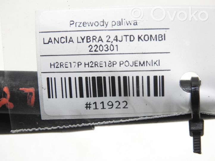 Lancia Lybra Tubo de alimentación del combustible 