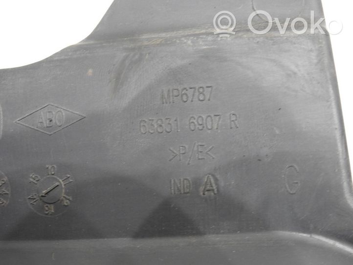 Dacia Dokker Front wheel arch liner splash guards 638316907