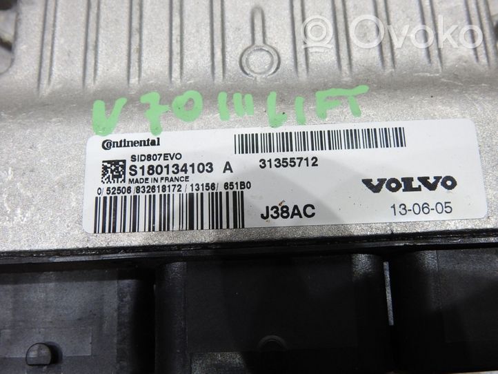 Volvo V70 Centralina/modulo motore ECU 31355712