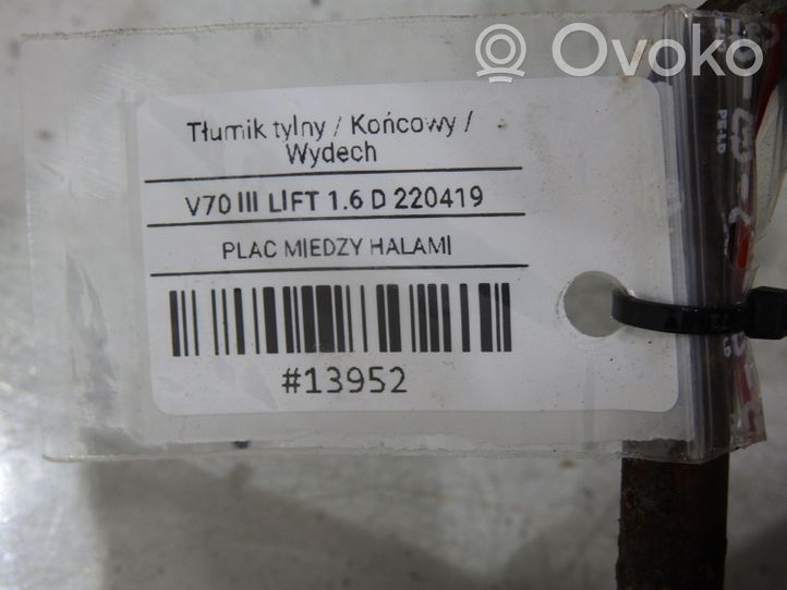 Volvo V70 Marmitta/silenziatore posteriore tubo di scappamento 82046716