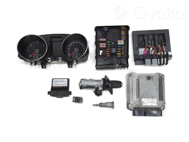 Volkswagen Golf VI Kit centralina motore ECU e serratura 03L906022AH