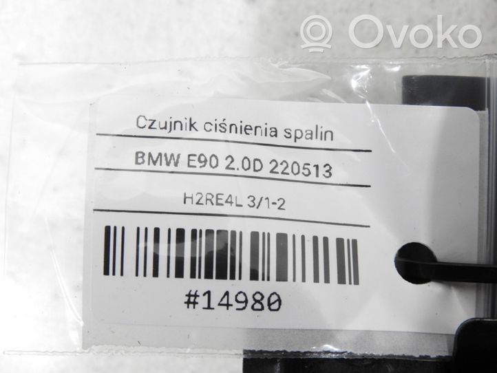 BMW 3 E90 E91 Sensore di pressione dei gas di scarico 