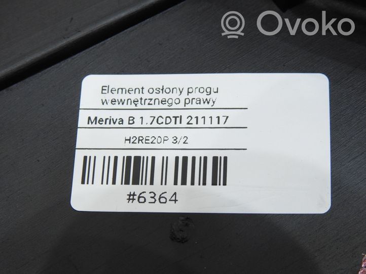 Opel Meriva B Listwa progowa przednia / nakładka 