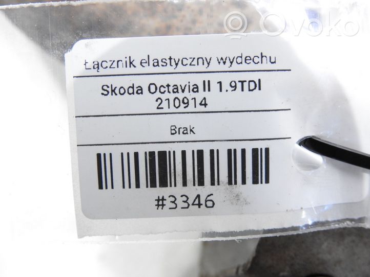 Skoda Octavia Mk2 (1Z) Marmitta/silenziatore posteriore tubo di scappamento 1K0253097