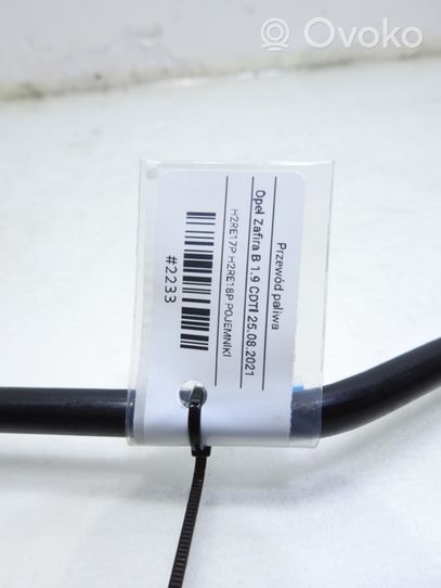 Opel Zafira B Tuyau d'alimentation conduite de carburant 