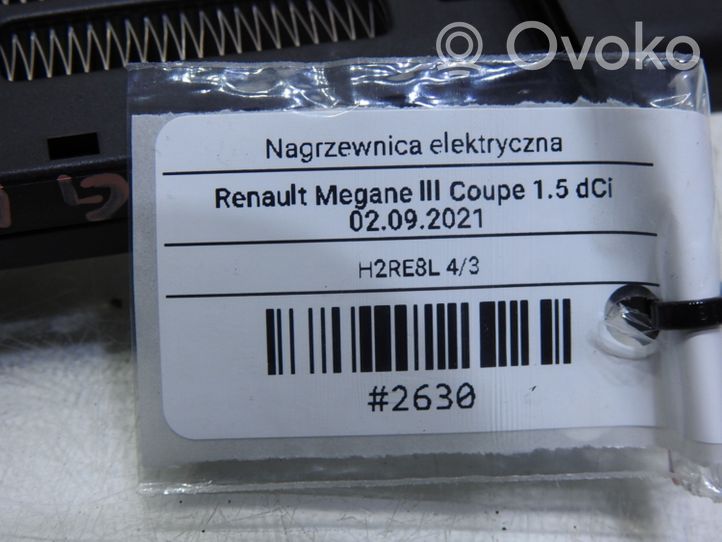 Renault Megane III Radiateur électrique de chauffage auxiliaire 