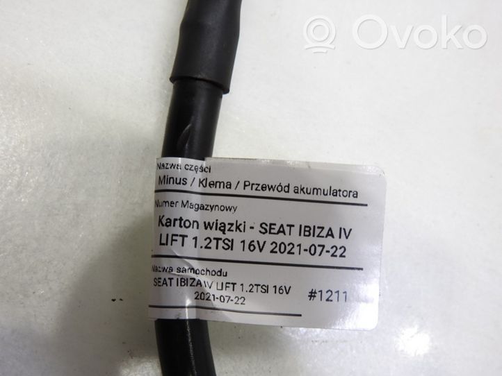 Seat Ibiza IV (6J,6P) Negative earth cable (battery) 