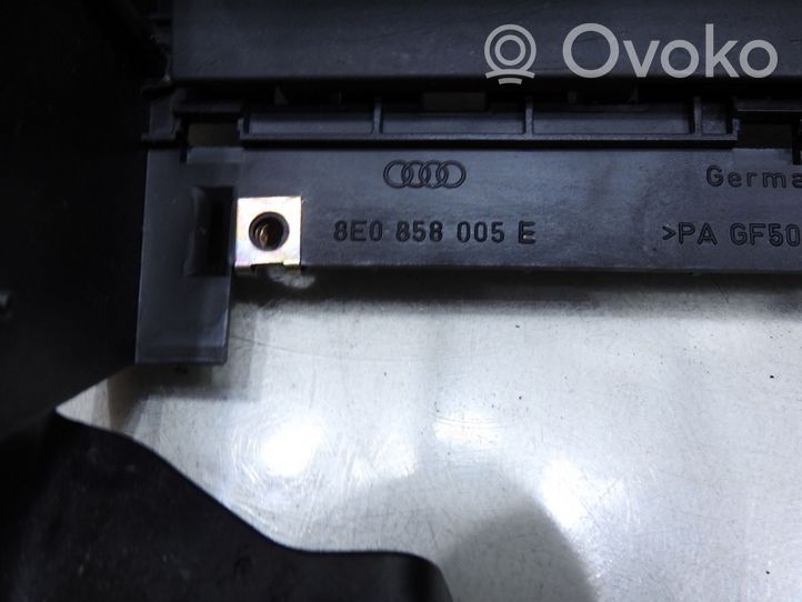 Audi A4 S4 B6 8E 8H Panneau de garniture console centrale 8E0858005E