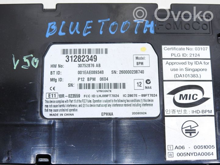 Volvo V50 Moduł / Sterownik Bluetooth 31282349