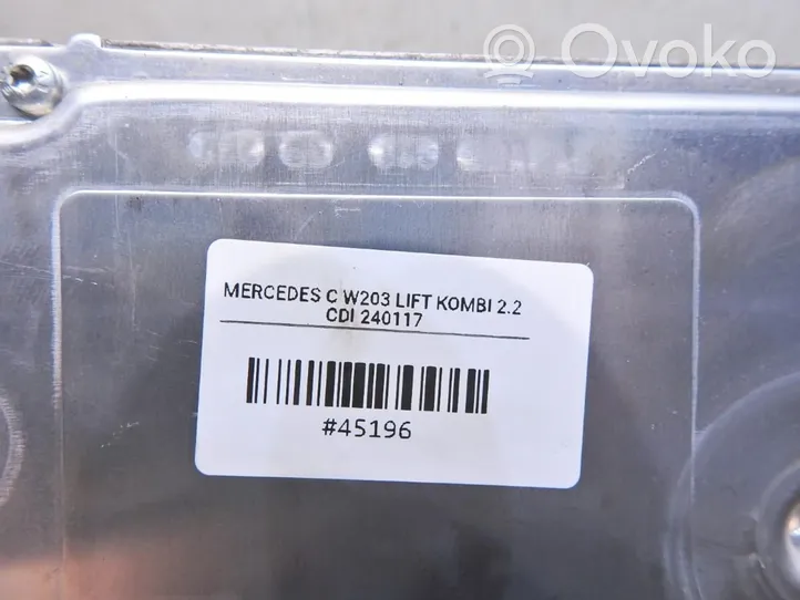Mercedes-Benz C AMG W203 Moottorin ohjainlaite/moduuli (käytetyt) A6461503279