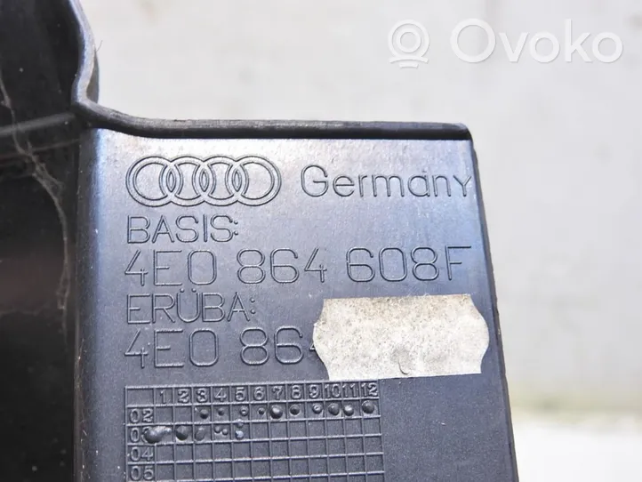 Audi A8 S8 D3 4E Galinio kėbulo slenksčio apdaila 4E0864608F