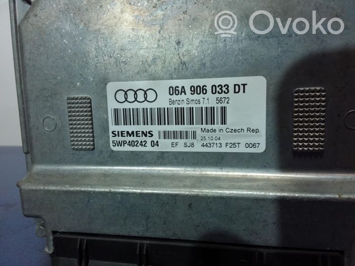 Audi A3 S3 8P Moottorin ohjainlaite/moduuli (käytetyt) 06A906033DT