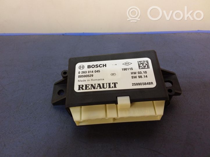 Renault Clio IV Unité de commande, module PDC aide au stationnement 0263014045