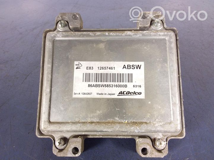 Opel Astra J Unité de commande, module ECU de moteur 12642927