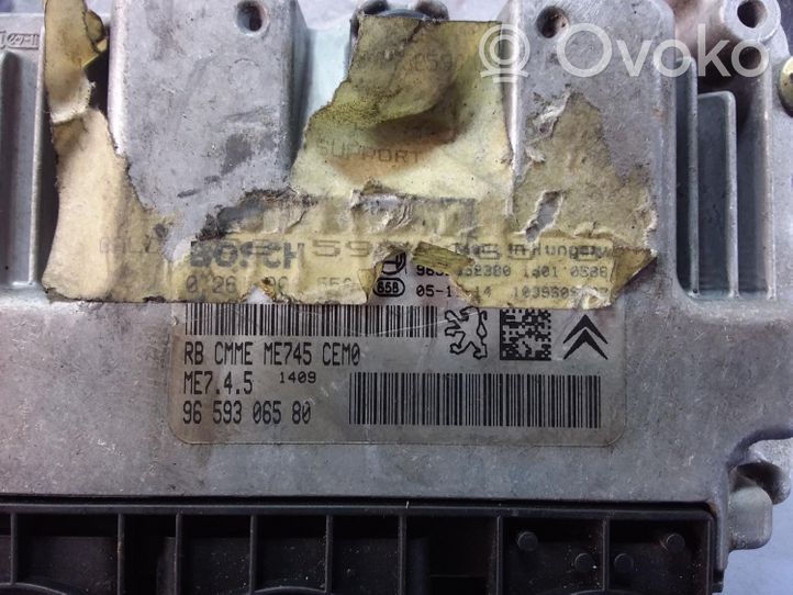 Peugeot 307 Unité de commande, module ECU de moteur 9659306580