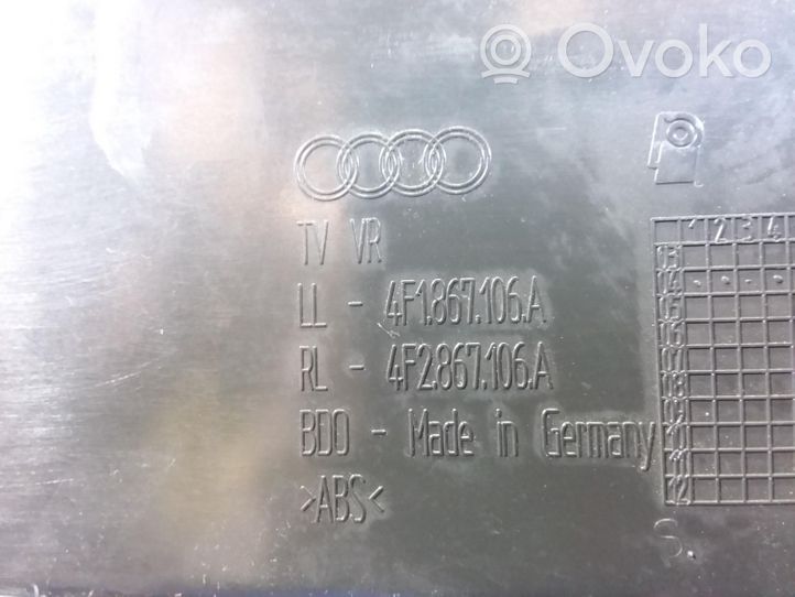 Audi A6 S6 C6 4F Boczki / Tapicerka drzwi / Komplet 4F1867106A