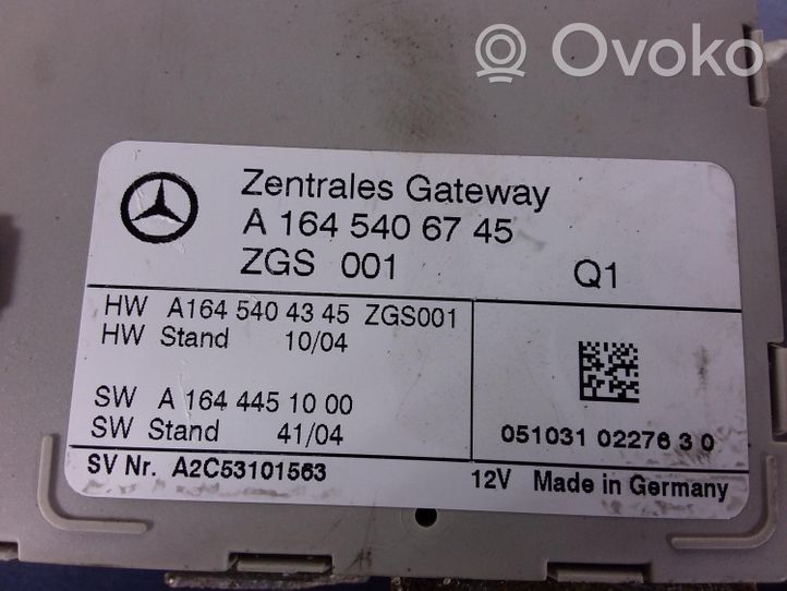 Mercedes-Benz R W251 Keskuslukituksen rele A1645406745