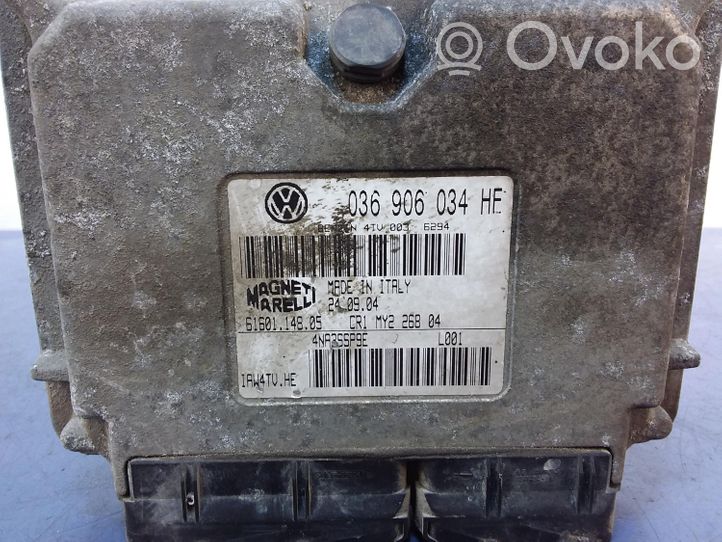 Skoda Fabia Mk1 (6Y) Komputer / Sterownik ECU silnika 036906034HE