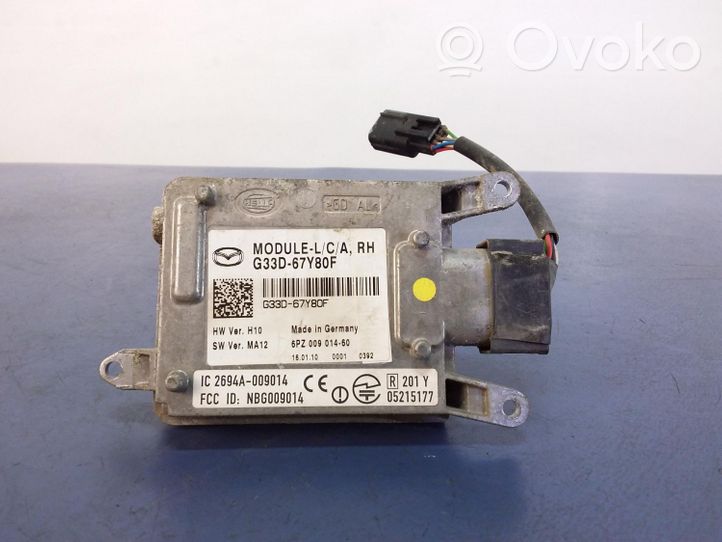 Mazda 3 II Muut ohjainlaitteet/moduulit G33D67Y80F