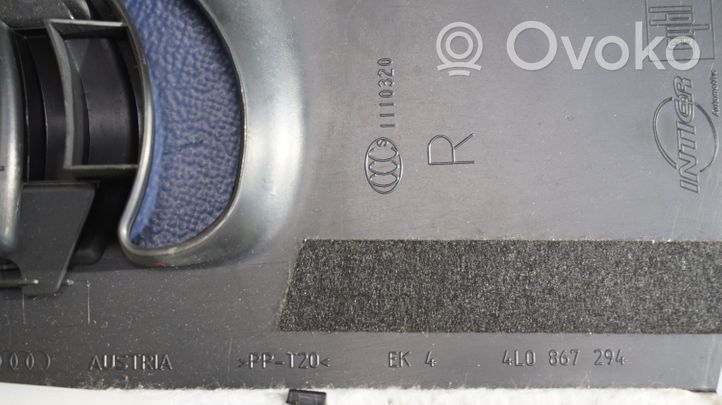 Audi Q7 4L Cita veida sliekšņu/statņu dekoratīvās apdares detaļa 4L0867294